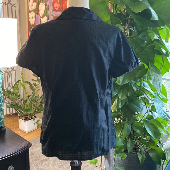 Ann Taylor Loft Black Blouse - Picture 2 of 7